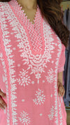 Lucknowi Pink Zig Zag Coord Set - view 2