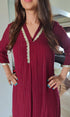 Maroon Coord Set