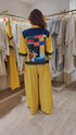 Mustard Yellow Jumpsuit with Bomber Jacket - view 7
