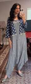 Navy Blue Jumpsuit Set - view 5