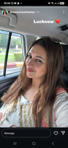 Off White Drape gown with Neon Jacket - DC Mumbai - view 2