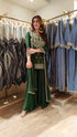 Olive Green Sharara Set - view 3