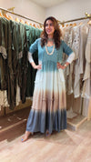 Ombre Dress With Shirt - view 3