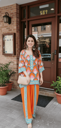 Orange Farshi Set - view 2