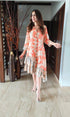 Orange Flower Dress