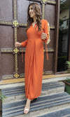 Orange Stallion Gown
