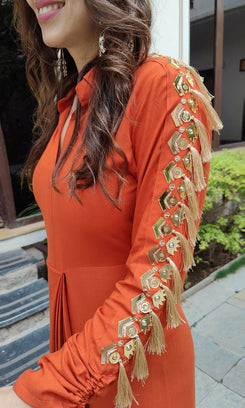 Orange Stallion Gown