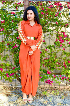 Orange Stallion Gown