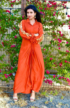 Orange Stallion Gown