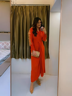Orange Stallion Gown