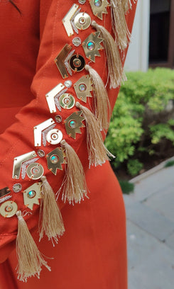 Orange Stallion Gown