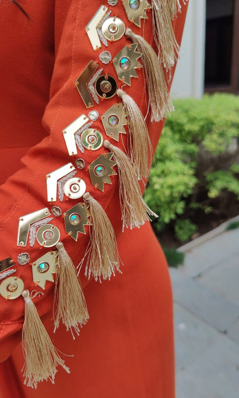 Orange Stallion Gown