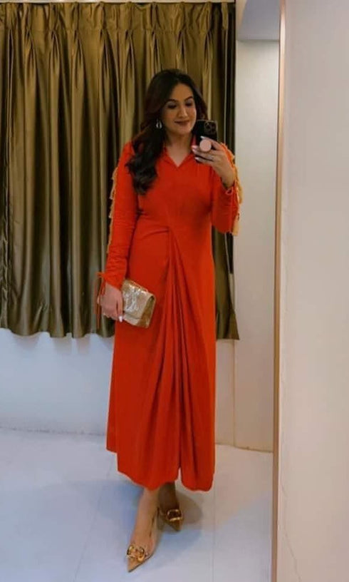 Orange Stallion Gown