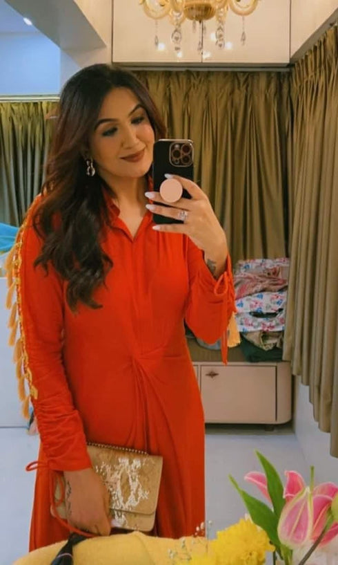 Orange Stallion Gown