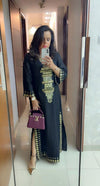 Party Black Kaftan Dress - view 17