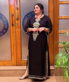 Party Black Kaftan Dress - view 8