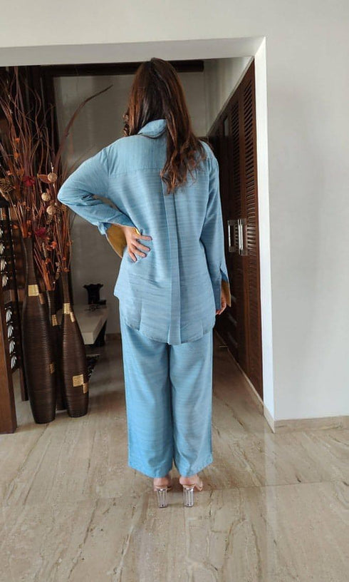 Pastel Blue Coord Set