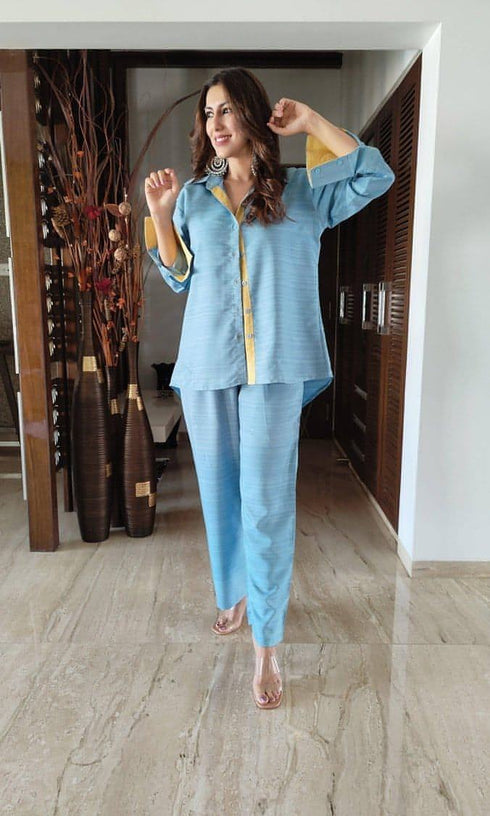 Pastel Blue Coord Set