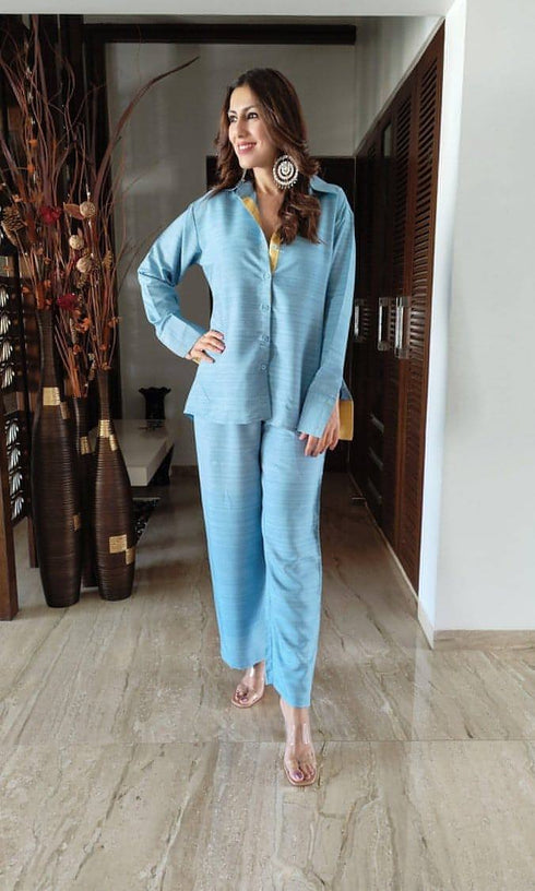 Pastel Blue Coord Set