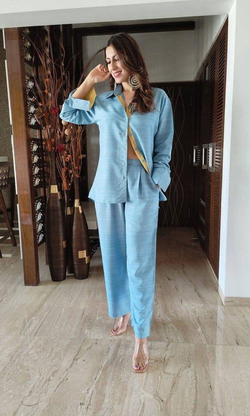 Pastel Blue Coord Set