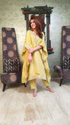 Pastel Green Kaftan Set