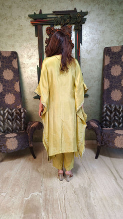 Pastel Green Kaftan Set