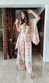 Pastel Kaftan Coord Set