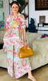 Pastel Kaftan Coord Set