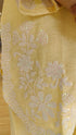 Pastel Yellow Floral Embroidered Farshi Set - view 8
