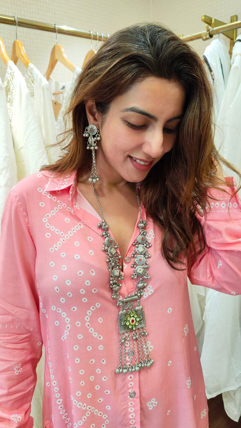 Peach Bandhini Shirt - view 11