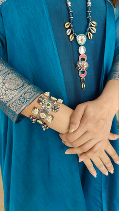 Banarasi Blue 4 Piece Set