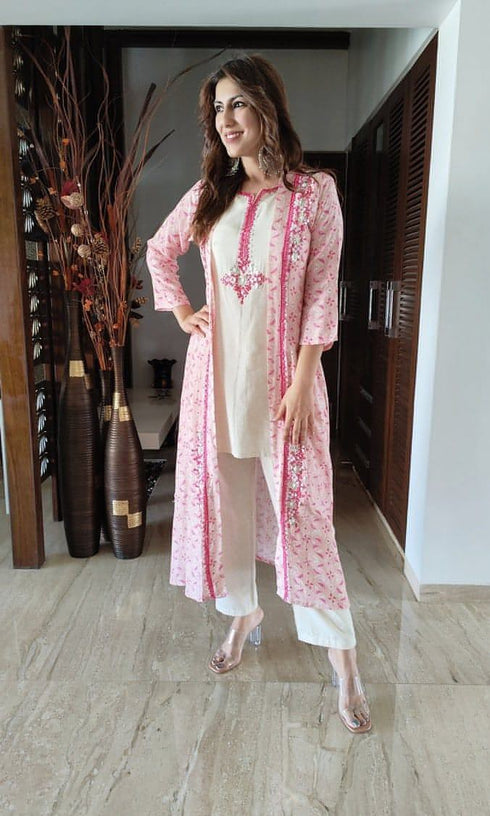 Pink Cream 3 Piece Set