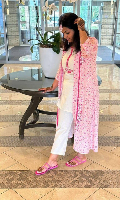 Pink Cream 3 Piece Set