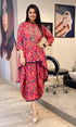 Pink Dhoti Skirt Dress
