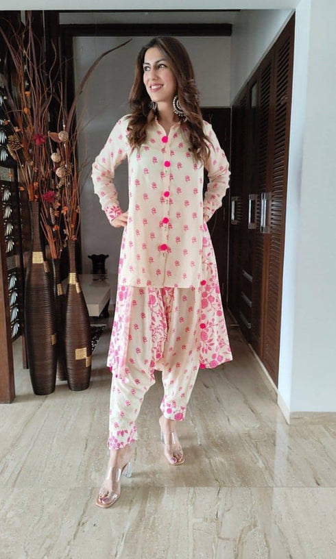 Pink Floral Coord Set