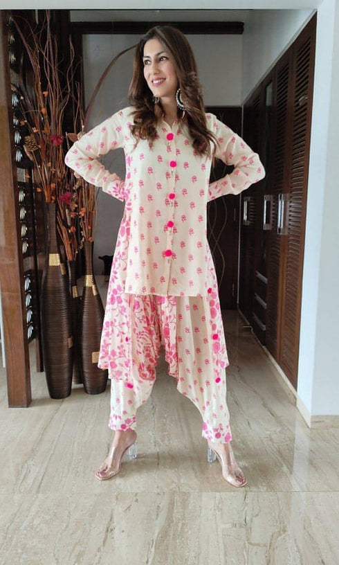 Pink Floral Coord Set