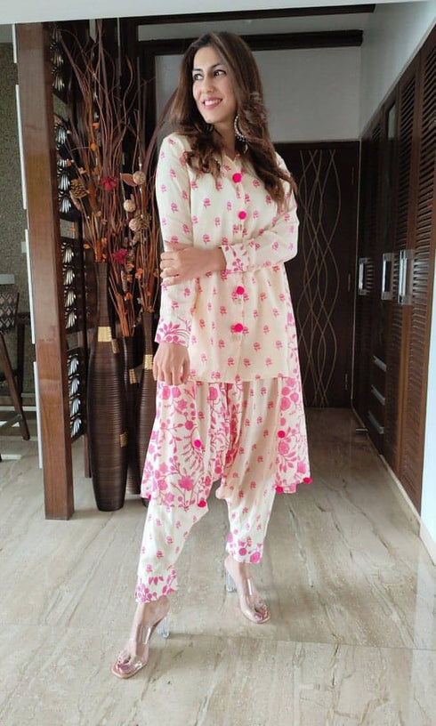 Pink Floral Coord Set