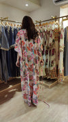 Pink Kaftan With Belt - view 5