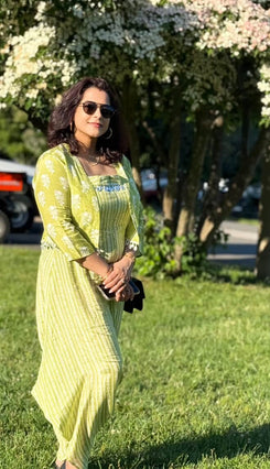 Pista Green Jumpsuit Set - view 16