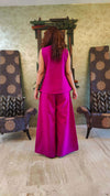 Purple Pink Waistcoat Set