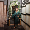 Raveena Drape Green Jumpsuit - view 11