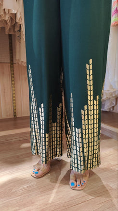 Raveena Drape Green Jumpsuit - view 7