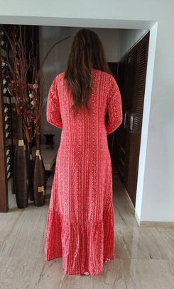 Red Dress and Jacket Set