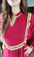 Red Kaftan Gown