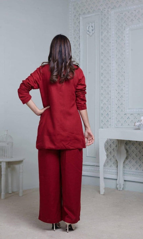 Red Waistcoat Set