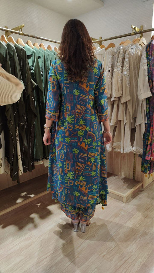 Green Butterfly Coord Set