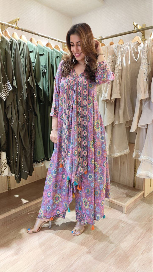 Lilac Butterfly Coord Set