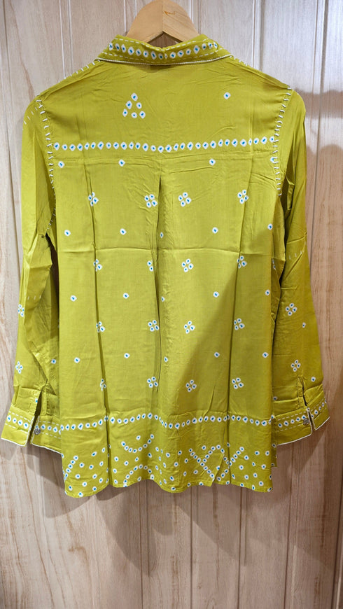 Green Bandhini Shirt