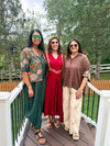 Red Kaftan Gown