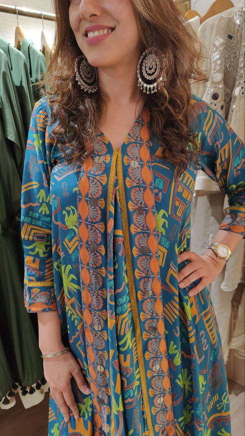 Green Butterfly Coord Set